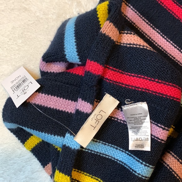 Loft Outlet Striped Infinity Scarf - Picture 5 of 9
